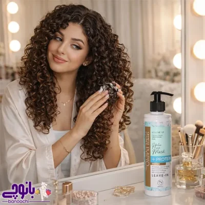 ماسک مو حجم‌دهنده لیمپیو ۳۵۰ میل | افزایش حجم مو بدون آبکشی