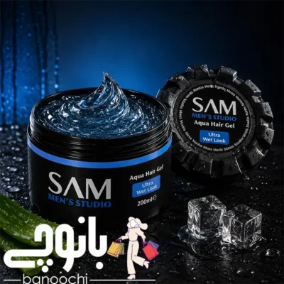 ژل مو مرطوب سام 200 میل حالت دهنده مو با جلوه براق و مرطوب